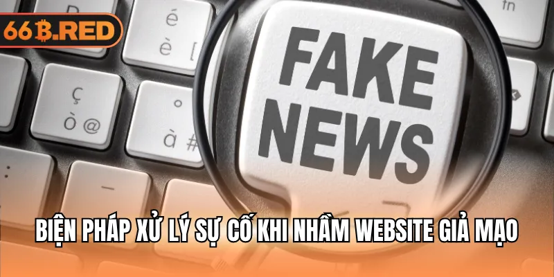Biện pháp xử lý sự cố khi nhầm website giả mạo